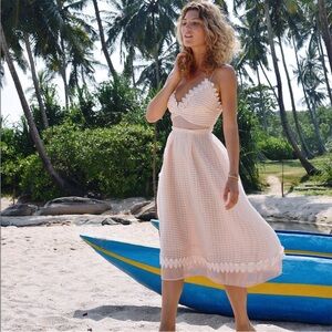 La maison Talulah Pink Lined dress.  Size XS